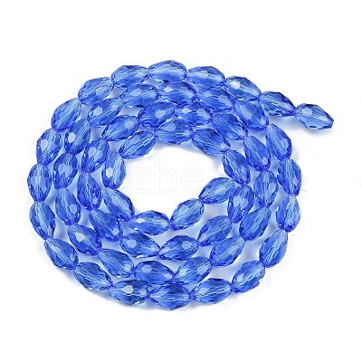 Transparent Glass Beads Strands EGLA-N013-T4mm-D10-1