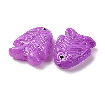 Transparent Glass Enamel Beads LAMP-U004-06-01-1