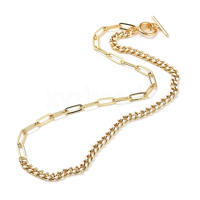 Chain Necklaces NJEW-JN03229-03-1