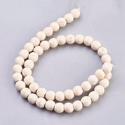 Synthetic Magnesite Beads Strands X-TURQ-8D-011-1