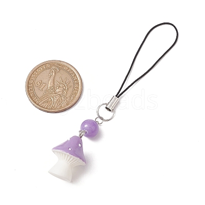 Opaque Resin Pendant Decorations HJEW-JM01712-03-1