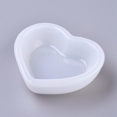 DIY Heart Dish Silicone Molds DIY-G014-19-1