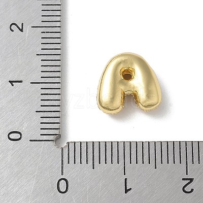 Brass Micro Pave Cubic Zirconia Beads KK-P290-61G-1
