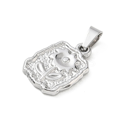 304 Stainless Steel Pendants SA-CBA34D4-03D-P-1