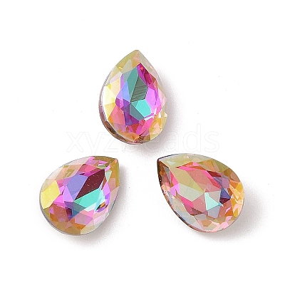 Glass Rhinestone Cabochons RGLA-L029-04A-HELA-1