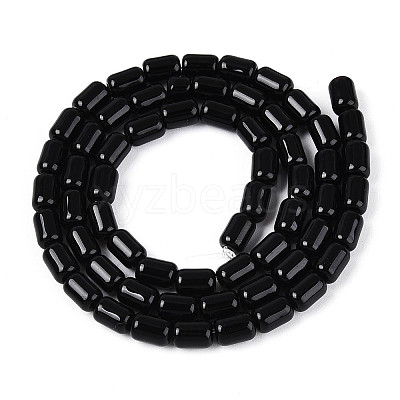Opaque Glass Beads Strands GLAA-T028-14P-01-1