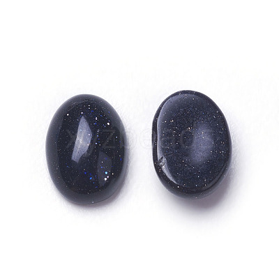 Synthetic Blue Goldstone Cabochons G-F605E-06B-1