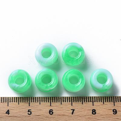 Acrylic European Beads MACR-S375-002A-01-1