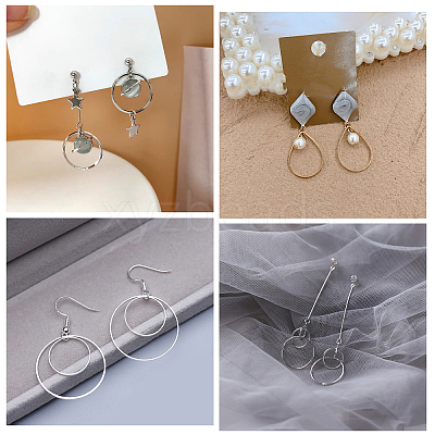 Brass Linking Rings KK-SC0001-74P-NF-1