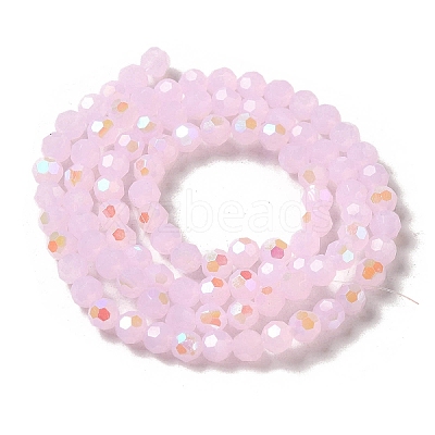 Imitation Jade Glass Beads Strands EGLA-A035-J4mm-L02-1