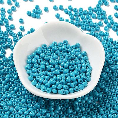 Baking Paint Glass Seed Beads SEED-H002-I-A508-1