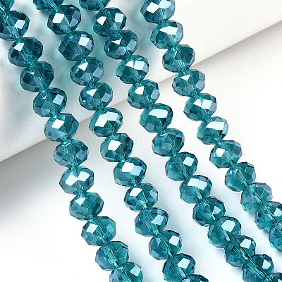 Electroplate Glass Beads Strands EGLA-A034-T1mm-A33-1