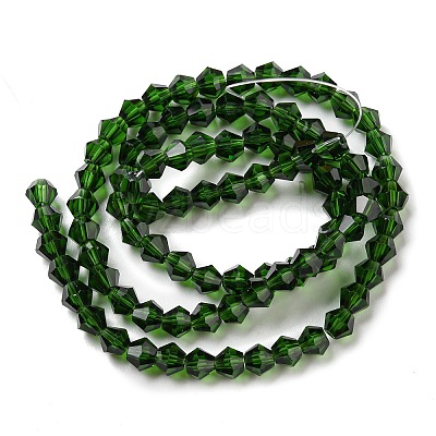 Transparent Glass Beads Strands GLAA-F029-4mm-25-1