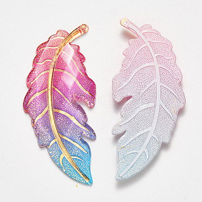 Transparent Acrylic Big Pendants X-TACR-R140-03A-1