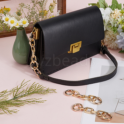 4Pcs Aluminum Cable Chain Bag Extension Chains DIY-DR0002-59A-1