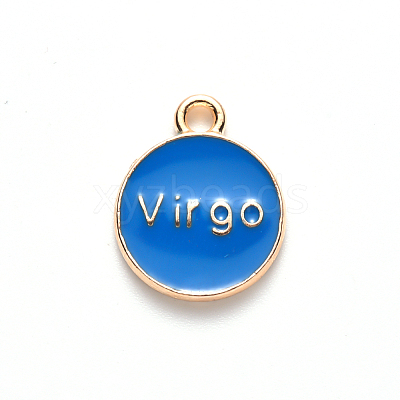 Alloy Enamel Pendants ENAM-S124-01B-02B-1