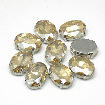 Sew on Rhinestone RGLA-T091-10x14mm-06P-1