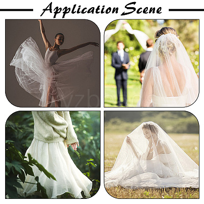 Polyester Mesh Fabric DIY-WH20009-40G-1