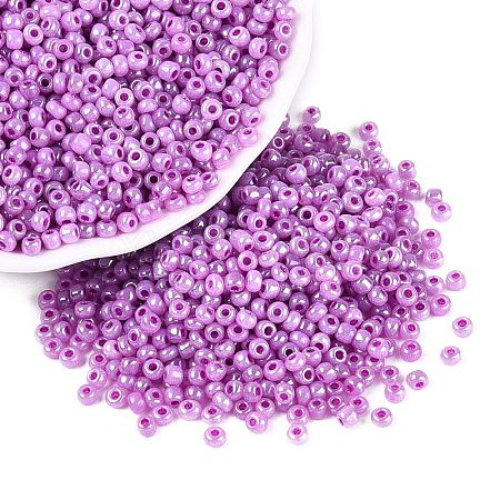 8/0 Ceylon Round Glass Seed Beads X-SEED-A011-3mm-150-1