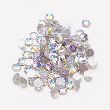 Glass Flat Back Rhinestone RGLA-C002-SS16-100-1