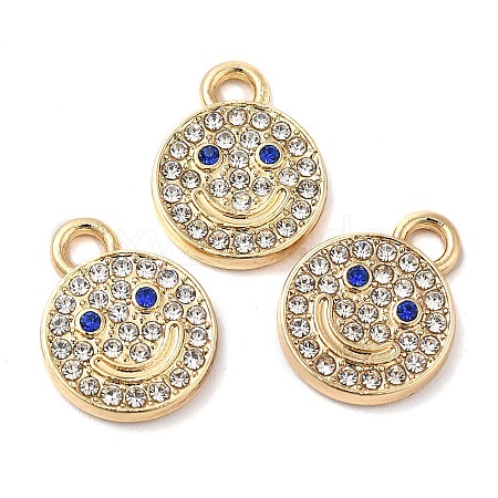 Alloy Rhinestone Pendants PALLOY-E027-VF686-1