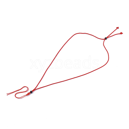 Nylon Cord Necklace Making MAK-T005-21E-1