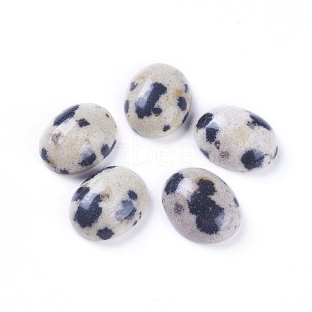 Natural Dalmatian Jasper Cabochons G-L511-B-02-1