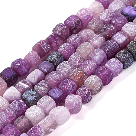 Natural Weathered Agate Beads Strands G-NH0038-01E-1