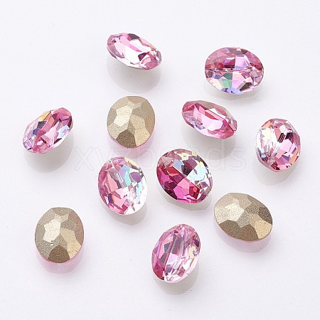 K9 Glass Rhinestone Cabochons GLAA-D001-05A-1