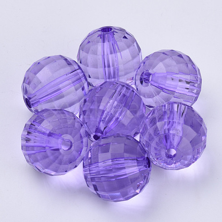 Transparent Acrylic Beads TACR-Q254-10mm-V50-1