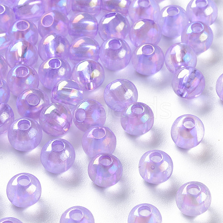 Transparent Acrylic Beads MACR-S370-B6mm-746-1