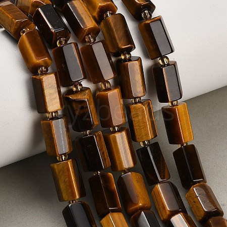 Natural Tiger Eye Beads Strands GG-CBA5B6F-C01-01-1
