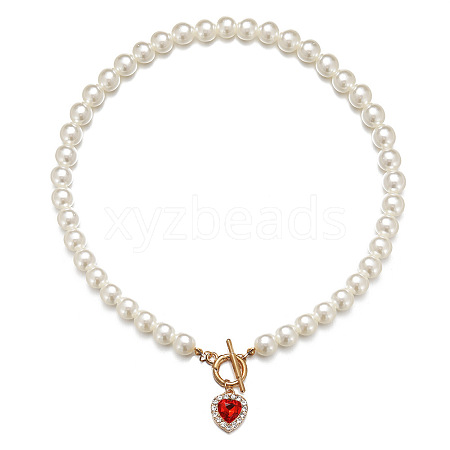 Imitation Pearl Beaded Pendant Necklaces WGB7F3C-13-1