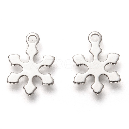 Non-Tarnish Christmas 201 Stainless Steel Charms STAS-C017-26P-1