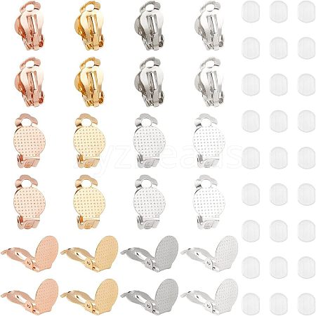 Unicraftale 304 Stainless Steel Clip-on Earring Findings STAS-UN0023-21-1