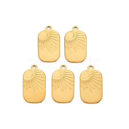 201 Stainless Steel Pendants STAS-S119-147G-1