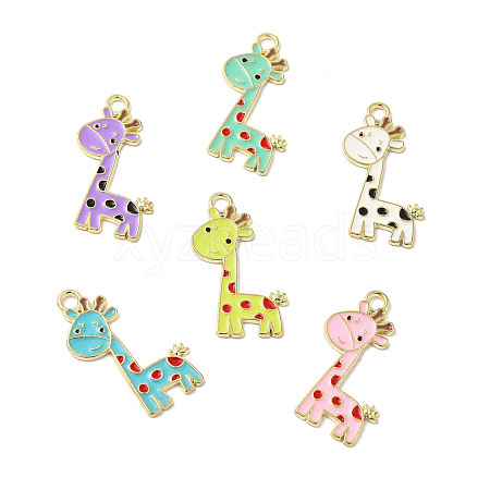 Alloy Enamel Pendants ENAM-B050-13G-1