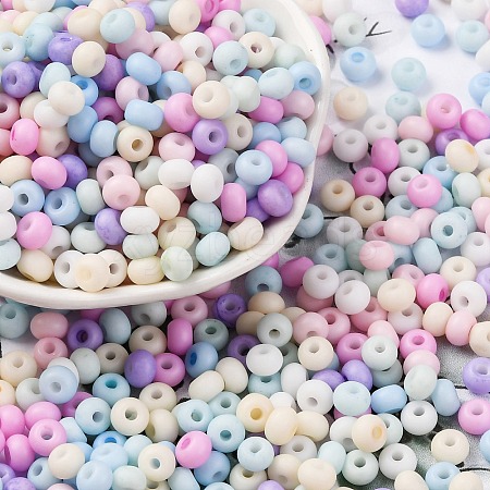 Baking Paint Glass Seed Beads SEED-C003-02J-1