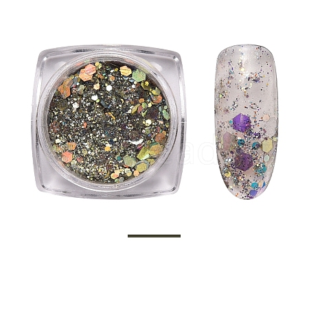 Shining Nail Art Glitter MRMJ-R082-123-07-1