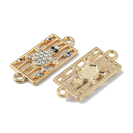 Alloy Rhinestone Connector Charms FIND-TAC0014-54A-1