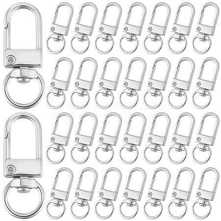 36Pcs Alloy Swivel Clasps PURS-CN0001-12KCG-1