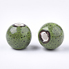 Handmade Porcelain Beads X-PORC-Q262-01D-2