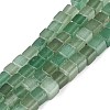 Natural Green Aventurine Beads Strands G-T139-6x6-36A-4