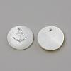 Freshwater Shell Pendants SHEL-Q010-006P-2