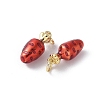 Brass Enamel Charms KK-D336-06G-08-2