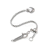 304 Stainless Steel Box Chain Extenders SA-CBABC0F-05P-1