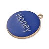 Alloy Enamel Pendants ENAM-M009-02D-04G-2