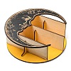 Wooden Crescent Moon Shelf for Crystals WICR-PW0004-001C-2