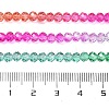 Transparent Painted Glass Beads Strands DGLA-A034-T4mm-A03-3