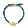 Adjustable Nylon Cord Bracelets LS-BJEW-C096-01G-17-4